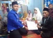 KUA Sidikalang Serahkan Adminduk Pasca Akad Nikah