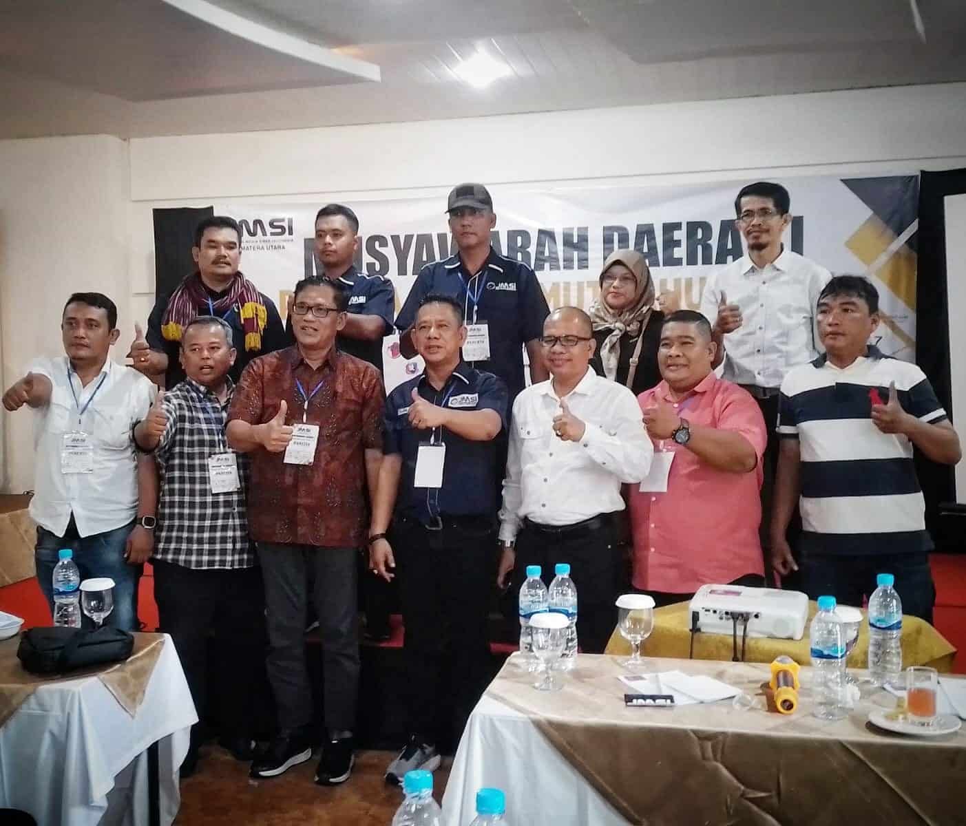 Keterangan foto: Musyawarah Daerah (Musda) Jaringan Media Siber Indonesia (JMSI) Sumatera Utara (Sumut) di Hotel Grand Inna, Kota Medan, Senin, (19/6/2023). (Foto: ist).