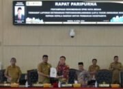 Penyampaian Rekomendasi DPRD Medan Atas LKPj Tahun 2022 Kepala Daerah pada Rapat Paripurna