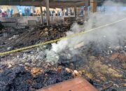 35 Lapak Pasar Sidikalang Hangus Terbakar