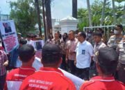 Polisi Kawal Aksi Demo Massa DPD LIRA Simalungun di Kantor BPN Sumut
