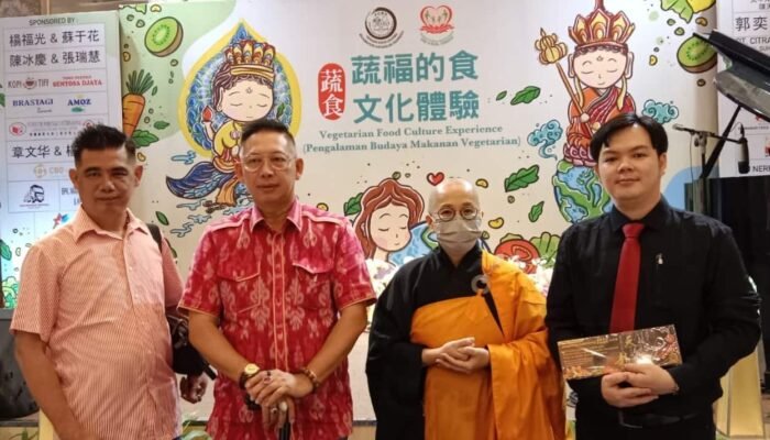 Ketua Permabudhi Sumut Hadiri Vegetarian Food Culture Experience dalam Peringati Ulambana