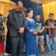 Foto: Antonius Tumanggor dan istrinya saat didoakan sukses dalam tugas oleh pdt Dr.Jusni Saragih pada perayaan Jubelium 120 Tahun Injil di Simalungun yang berlangsung di GKPS Sambu Baru, di Jalan Danau Singkarak, Kelurahan Sei Agul, Kecamatan Medan Barat, Kota Medan, Sabtu (09/09/2023). (kedannews.com/Amsal).