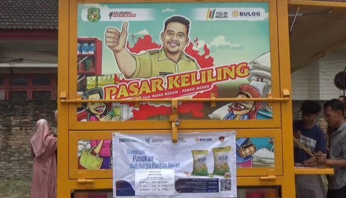 Pasar Keliling Pemko Medan Diminati Warga Medan Denai