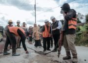 Bupati Dairi Pantau Pengerjaan Jalan Jurusan Simpang Tiga – Berampu