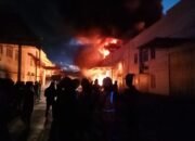 Sebuah Gudang di KIM Ludes Terbakar