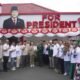 Foto: Foto bersama Pengurus DPW PBB Sumut beserta pengurus DPD Gerindra Sumut usai pembahasan agenda pemenangan Prabowo, di Kantor DPD Geribdra Sumut, Selasa (5/9/2023). (kedannews.com/istimewa).