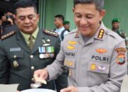 Kapolrestabes Medan Beri Kejutan ke Dandim 0201 di HUT ke-78 TNI