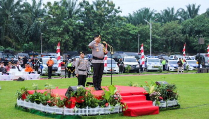 Kapolda Sumut Pimpin Gelar Pasukan Ops Mantap Brata 2023-2024