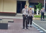 Kasie Keu Polrestabes Medan Pimpin Apel Pagi