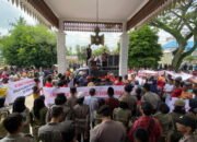 Ribuan Massa Desak Polisi Tangkap Pelaku dan Aktor Intelektual Fitnah Bupati Zahir