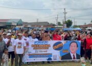 Jalan Sehat Ribuan Peserta, Prabowo-Gibran Menggema di Binjai