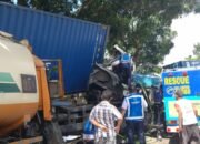 1 Orang Tewas Korban Tabrakan Maut di Tol Belmera