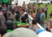 Polrestabes Medan Kawal Unjuk Rasa Ojol di Kantor Gubernur Sumut