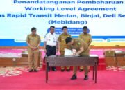 Walikota Medan Tandatangani WLA BRT Mebidang