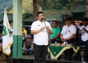 Bobby Nasution Buka Pertandingan Persahabatan Sepak Bola Komwil I APEKSI