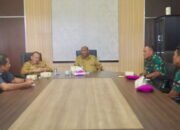 Baru Dilantik, Danyon Marinir 8 Perkenalkan Diri ke Plt Bupati Langkat