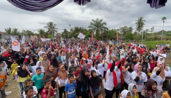 Kader Gerindra Gelar Jalan Sehat dan Senam Gemoy di Asahan, Ajak Warga Pilih Prabowo-Gibran