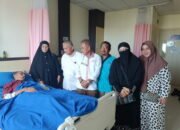 IMO Sumut Besuk Tokoh Pers Muhammad TWH