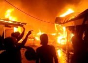 11 Rumah di Jalan Garu I Medan Ludes Terbakar