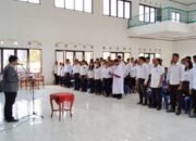 Panwaslu Pangururan Lantik 113 Pengawas TPS 