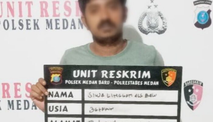 Polsek Medan Baru Tembak Kaki Perampok di Kelurahan Sarirejo