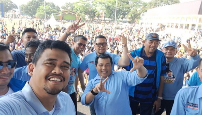 Gerak Jalan Santai Relawan Prabowo-Gibran Milenial Dihadiri Puluhan Ribu Massa