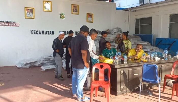 Pemuda Pancasila Belawan Kawal Surat Suara Tingkat Kecamatan