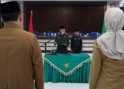 Sekda Langkat Lantik 14 Pejabat Eselon II dan Eselon III