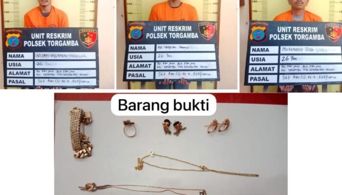 Tiga Perampok PNS di SPBU Asam Jawa Torgamba Ditangkap