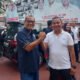Ketua Umum Sopo ATRestorasi Bersatu, Antonius Devolis Tumanggor bersama pengurus mendampingi Bakal Calon Walikota Medan, Bakhtiar Ahmad Sibarani saat mendaftar ke Partai Gerindra Medan, Selasa (21/05/2024). (kedannews.com/ist)