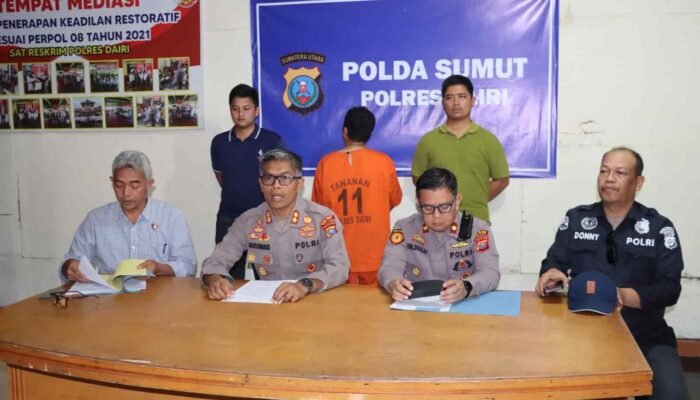 Sat Reskrim Polres Dairi Berhasil Ringkus BSN, Dugaan Tersangka Kasus Penghinaan Suku Pakpak