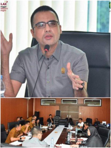 Foto : Ketua Komisi 3 DPRD Medan Pimpin Rapat Evaluasi Kinerja Triwulan I Tahun 2024 dengan OPD dan Perusahaan BUMD milik Pemko Medan. (Istimewa/kedannews.com)