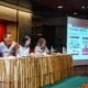 Kadis Kominfo, Arrahman Pane selaku narasumber saat paparan pada acara di hotel Grand Mercure, Selasa (30/4/2024. (kedannews.com/ist).