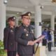 Kapolres Langkat saat bacaan pidato sambutan dalam rangka memperingati Hari Kebangkitan Nasional yang ke 116 tahun 2024 bertempat di Alun-alun Kota Stabat, Senin (20/5/2024) pagi. (kedannews.com/ist).