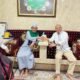 Niskon Nababan saat bersilturahmi dengan tokoh kharismatik, Buya Syekh Ali Marbun, Jumat (10/05/2024). (kedannews.com/ist).
