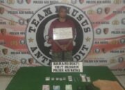 Lagi-Lagi Unit Polsek Aek Natas Tangkap Pengedar Sabu di Dusun IV Desa Sidomulyo Labura