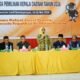 Plt. Bupati Labuhanbatu Hj. Ellya Rosa Siregar, S.Pd,MM Saat Menghadiri Pelantikan Panwaslu SE Kabupaten Labuhanbatu, Jumat (24/05/2024). (kedannews.com/ist).