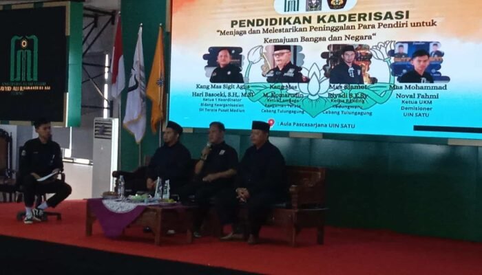 Wakil Rektor 3 Resmi Buka Seminar Pendidikan Kaderisasi Oleh UKM PSHT UIN SATU Tulungagung