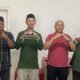 Pimpinan Cabang Ikatan Sarjana Nahdhatul Ulama Kota Medan Eriza Hudori SE. M.Si bersama pengurus saat audiensi di kediaman Dr. Nikson Nababan, Minggu (12/05/2024). (kedannews.com/ist).