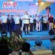 Wakil Wali Kota Medan Aulia Rachman saat pidato sambutan di Perayaan May Day dihadapan seribuan buruh di Gelanggang Olahraga Remaja jalan Sutomo, Kecamatan Medan Timur, Rabu (1/5/2024). (kedannews.com/ist).