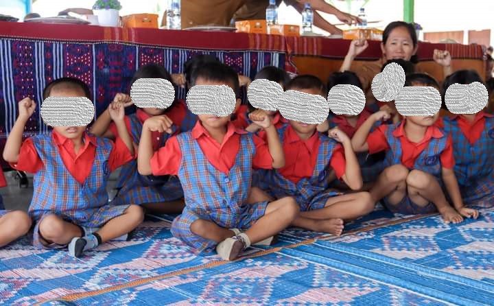 Foto anak-anak di Kabupaten Dairi, yang menunjukan anak-anak sehat di kecamatan sinehu, Senin (10/6/2024). (kedannews.com - Sondang Silalahi).