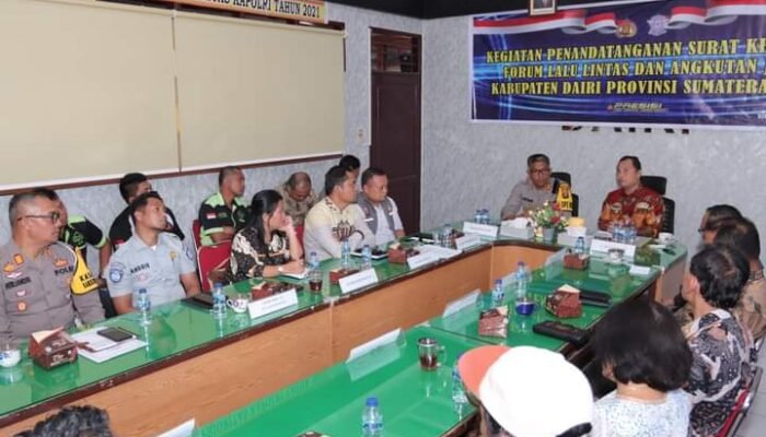 Pj Bupati Dairi Surung Charles Bantjin: Pemkab Dairi Siap Dukung Tertib Berlalu-lintas