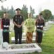 Kajati Sumut saat Ziarah 2 mantan Gubernur Sumut di Makam Pahlawan Jalan SM Raja, Medan, Minggu (21/7/2024). (kedannews.com/ist).