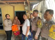 Kapolsek Medan Barat Berikan Bantuan Sosial Kepada Warga Kurang Mampu