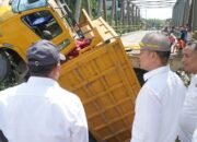 Pemkab Langkat Tinjau Titi Besi Penghubung Padang Tualang – Batang Serangan