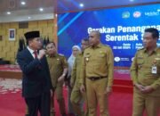 Pj Bupati Langkat Ikuti Gerakan Penanganan Stunting Serentak se-Sumut dalam Bentuk Wujudkan Generasi Emas