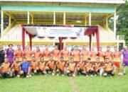 Pj Bupati Langkat Faisal Hasrimy gelar Pertandingan Bola persahabatan dengan PWI