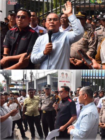 Foto : Anggota DPRD Medan dari PDI Perjuangan dan PKS Terima Aspirasi Warga Tentang Parkir Berlangganan. (Ist/Menarapos.id)
