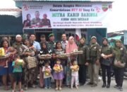 Danramil dan Sekcam Medan Denai Sanjung Mitra Karib Babinsa Kodim 0201/Medan Peduli Bayi Stunting